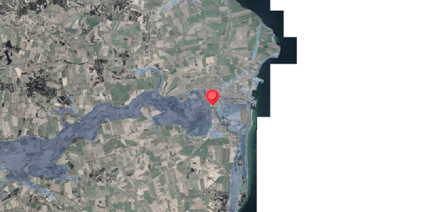Stomflod og havvand på Ringvejen 1, . , 8500 Grenaa
