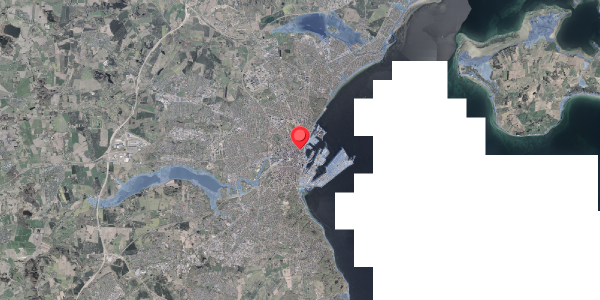 Stomflod og havvand på Store Torv 6, 2. , 8000 Aarhus C