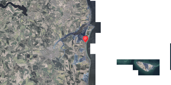 Stomflod og havvand på Østpassagen 9, 8300 Odder