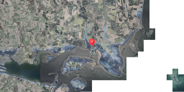 Stomflod og havvand på Alrøvej 98, 8300 Odder