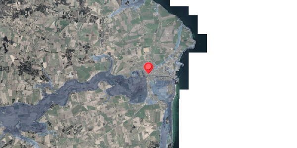 Stomflod og havvand på Torvet 12, 8500 Grenaa