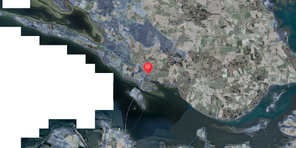 Stomflod og havvand på Algade 36, 4760 Vordingborg