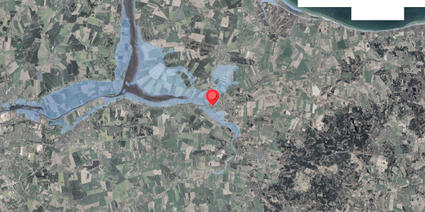 Stomflod og havvand på Halvej 2B, 8961 Allingåbro