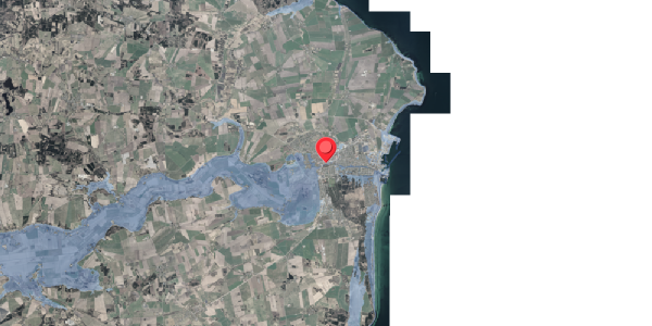 Stomflod og havvand på Stationsplads 2, . , 8500 Grenaa