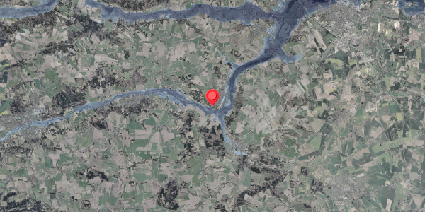 Stomflod og havvand på Godset 30, 8870 Langå