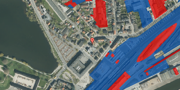 Jordforureningskort på Fredericiagade 30, 6000 Kolding
