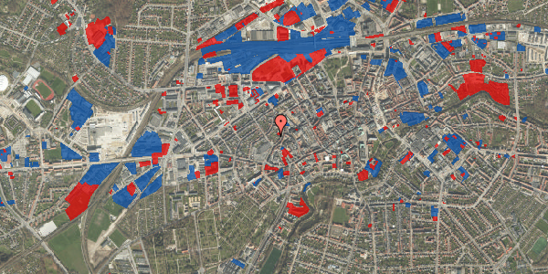 Jordforureningskort på Vindegade 129, 5000 Odense C