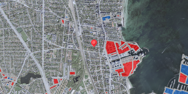 Jordforureningskort på Ehlersvej 13, 2900 Hellerup