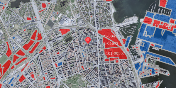 Jordforureningskort på Heisesgade 6, 2100 København Ø