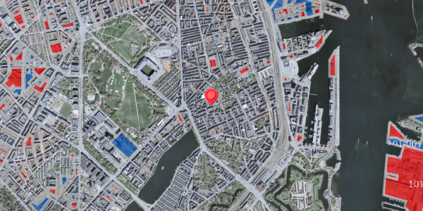 Jordforureningskort på Rosenvængets Allé 23, 1. , 2100 København Ø