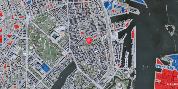 Jordforureningskort på Rosenvængets Allé 43A, 2100 København Ø