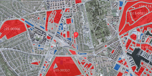 Jordforureningskort på Trekronergade 113, 2500 Valby