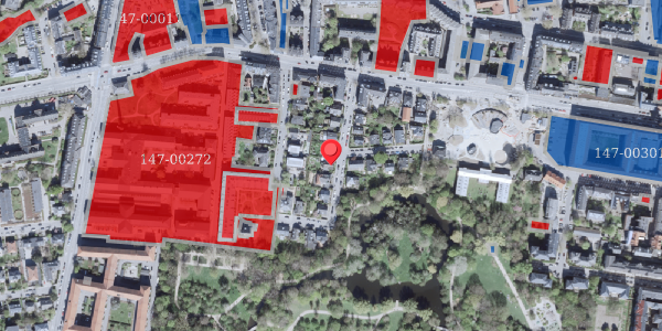Jordforureningskort på Steen Blichers Vej 12, 2000 Frederiksberg