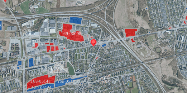 Jordforureningskort på Blichersvej 13, 2630 Taastrup