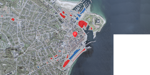 Jordforureningskort på Bjergegade 13, 3000 Helsingør