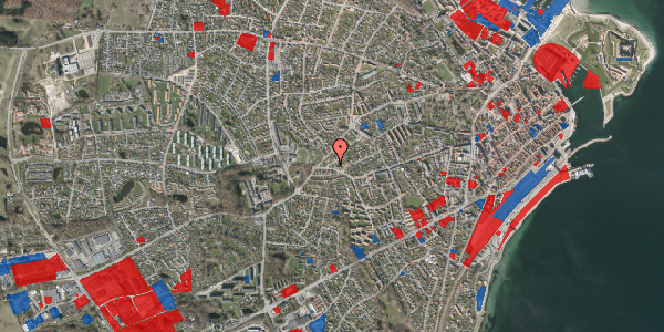 Jordforureningskort på Stenfeldtsvej 21, 3000 Helsingør
