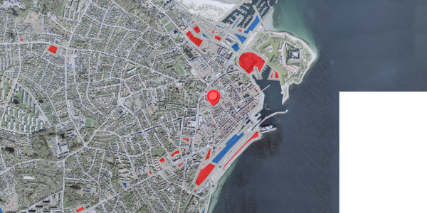 Jordforureningskort på Sudergade 4E, 3000 Helsingør