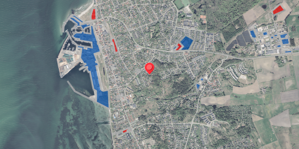 Jordforureningskort på Bjergstien 10, . , 3390 Hundested