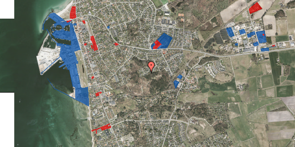 Jordforureningskort på Harebakken 13, 3390 Hundested