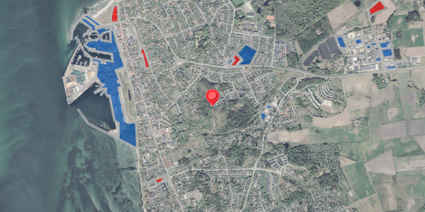 Jordforureningskort på Harebakken 19, 3390 Hundested