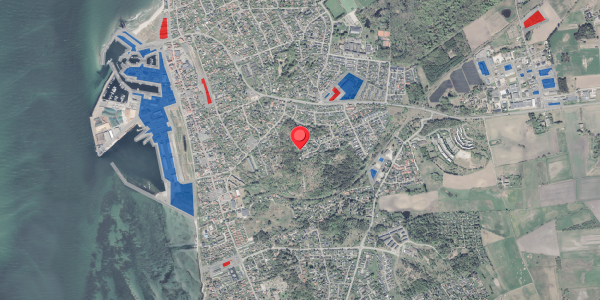 Jordforureningskort på Harebakken 26, 3390 Hundested