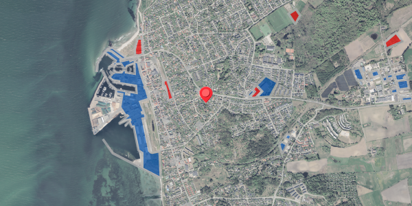 Jordforureningskort på Mosevej 6, 3390 Hundested