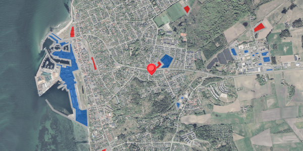 Jordforureningskort på Rosenvænget 13, 3390 Hundested