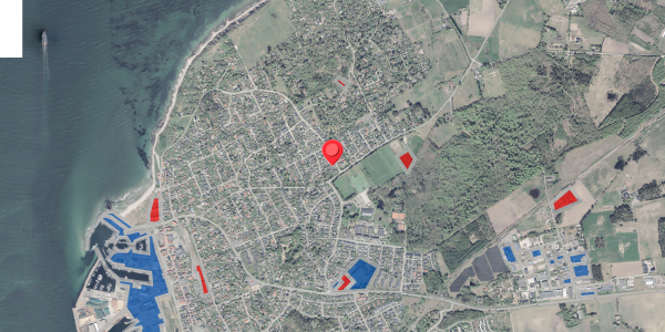 Jordforureningskort på Spodsbjergvej 7, 3390 Hundested
