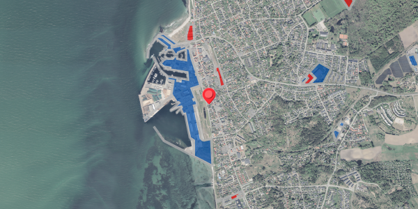 Jordforureningskort på Strandvejen 55, . , 3390 Hundested