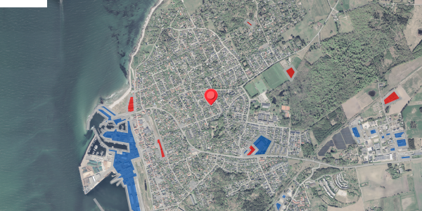 Jordforureningskort på Vibevej 13, 3390 Hundested