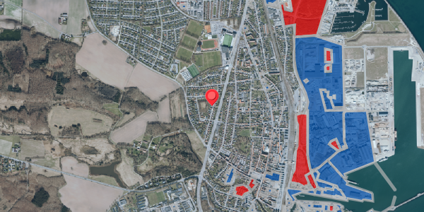 Jordforureningskort på Langesvej 21, 4600 Køge