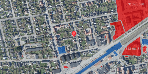 Jordforureningskort på Fredensvej 7A, 4690 Haslev