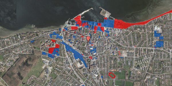 Jordforureningskort på Kirkestræde 4S, 4300 Holbæk