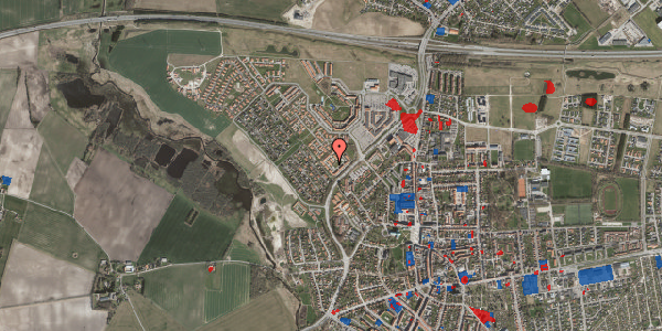 Jordforureningskort på Bispegården 19, 4100 Ringsted