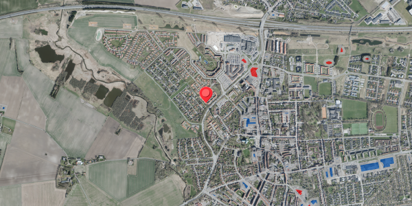 Jordforureningskort på Bispegården 30, 4100 Ringsted