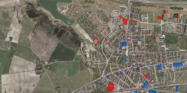 Jordforureningskort på Bjergbakken 55, 4100 Ringsted