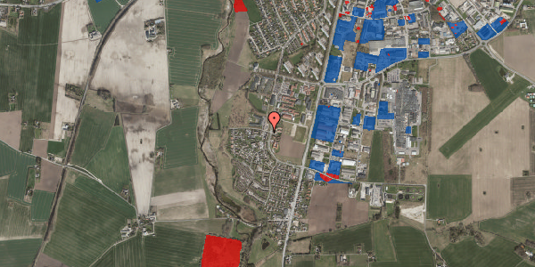 Jordforureningskort på Eriksvej 1, 4100 Ringsted