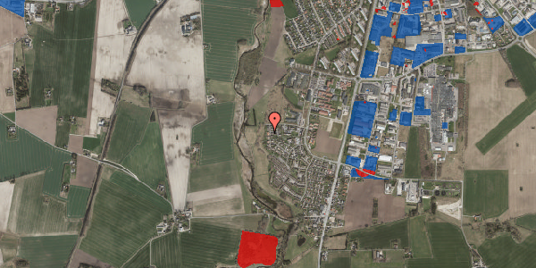 Jordforureningskort på Eriksvej 83, 4100 Ringsted