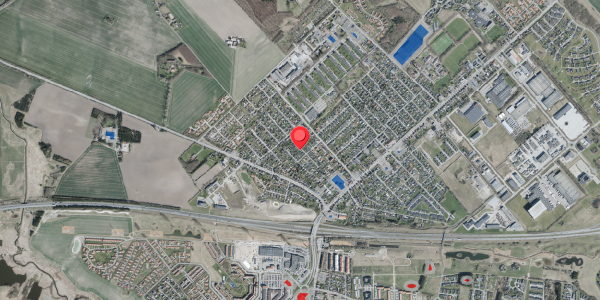 Jordforureningskort på Pilevangen 28, 4100 Ringsted