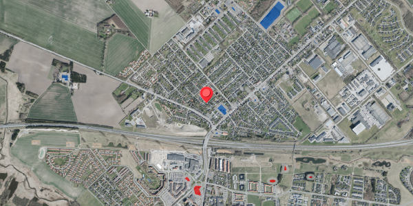 Jordforureningskort på Risvangen 19, 4100 Ringsted