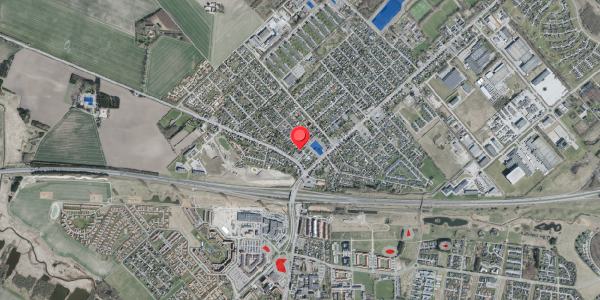 Jordforureningskort på Vestervangen 13, 4100 Ringsted