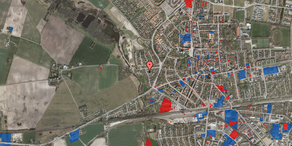 Jordforureningskort på Åvejen 8, 4100 Ringsted