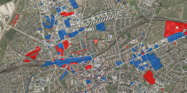 Jordforureningskort på Akacievej 13, 4200 Slagelse