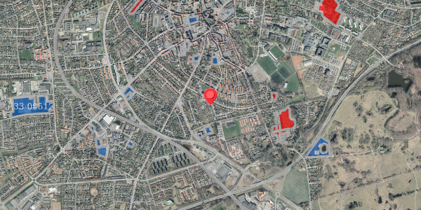 Jordforureningskort på Astersvej 8, 4200 Slagelse