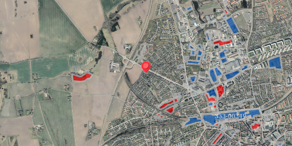Jordforureningskort på Bachsvej 3, 4200 Slagelse