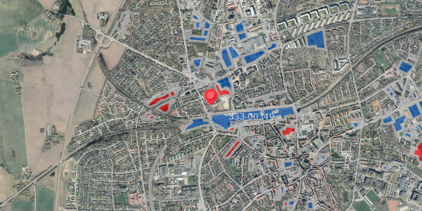 Jordforureningskort på Danasvej 3, 4200 Slagelse