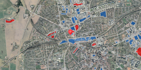 Jordforureningskort på Danasvej 13, 4200 Slagelse