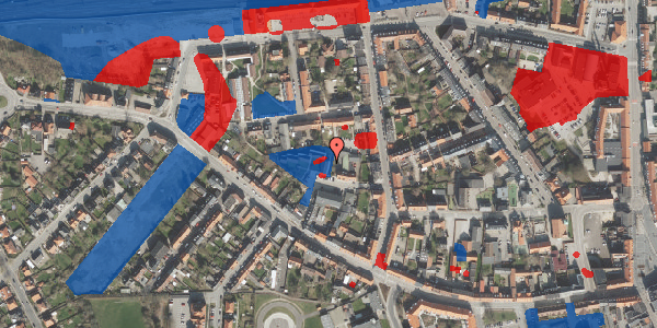 Jordforureningskort på Eriksgade 8, 4200 Slagelse