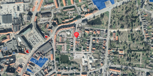 Jordforureningskort på Fredensgade 3, 4200 Slagelse