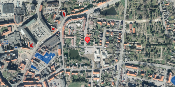Jordforureningskort på Fredensgade 13, 4200 Slagelse